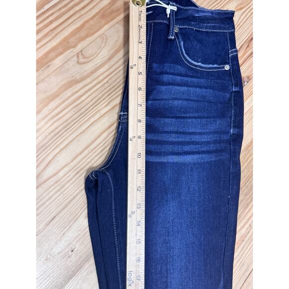 Kancan Curvy Jeans Jr 11/29 Blue Denim Super Skinny Dark Wash Style KC6223D - Picture 5 of 8